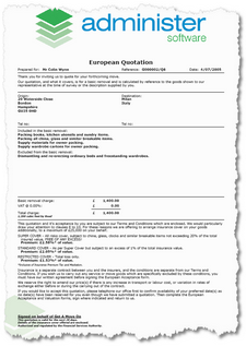 European Quotation - FSA