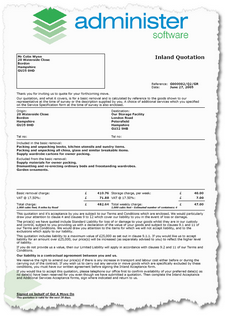 Inland Quotation - Liability