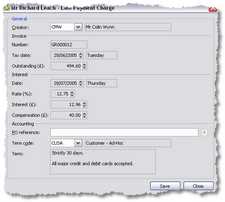 Late Payment Charge