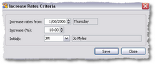 Increase Storage Rates