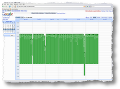 Google Calendar - Weekly View