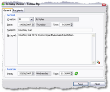 Follow-Up Form